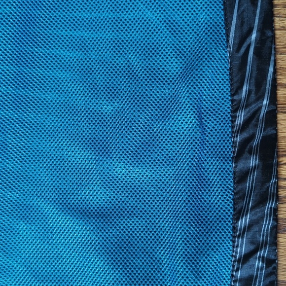 Champion Windbreaker Jacket Waterproof Black Turquoise Size XL - Picture 7 of 11